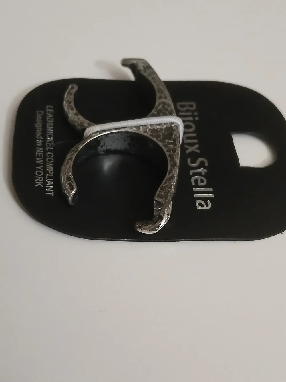 Silver Double-Finger Statement Ring